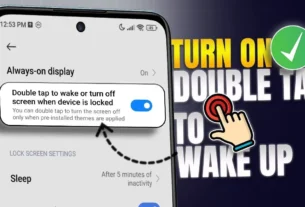 Double Tap to Screen On or Off