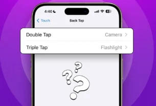 Double Tap Camera Shortcut